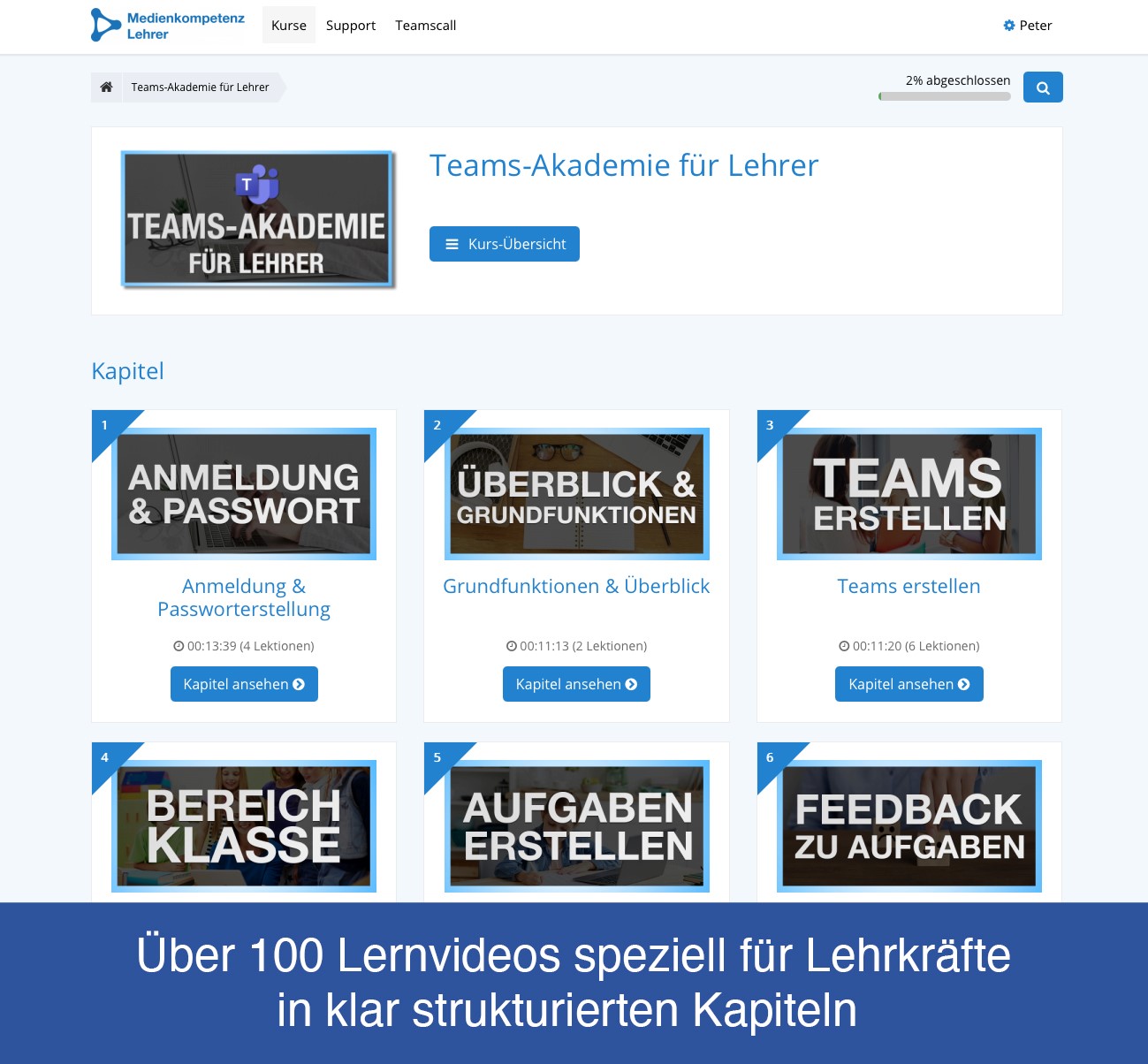 Teams-Akademie für Lehrkräfte