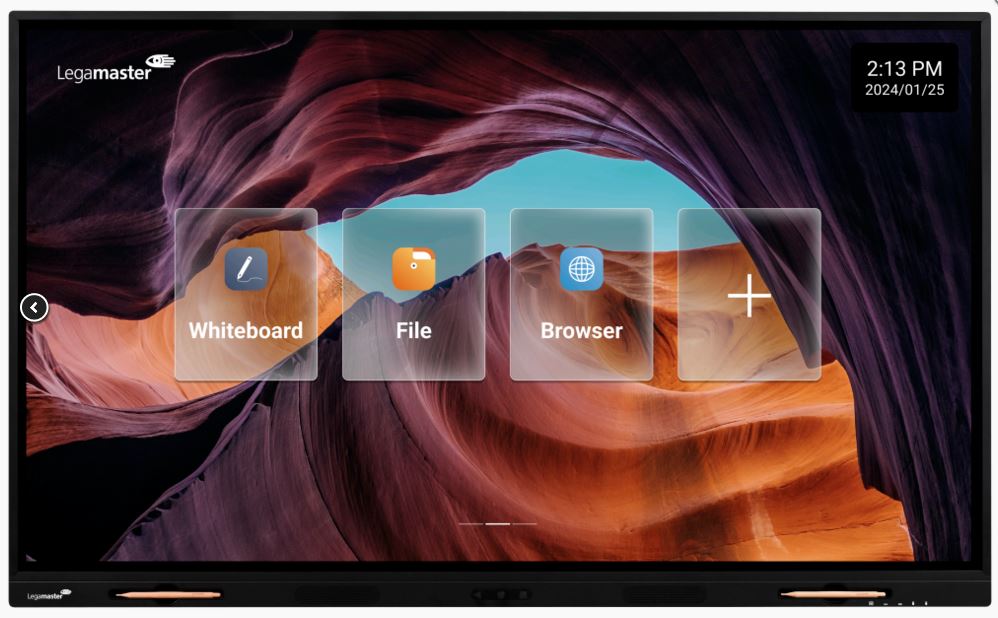 Legamaster EVOLVE 2 touch monitor