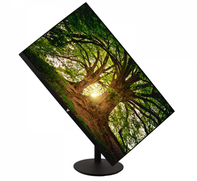 V7 23.8 Zoll Full HD höhenverstellbarer IPS LED Monitor