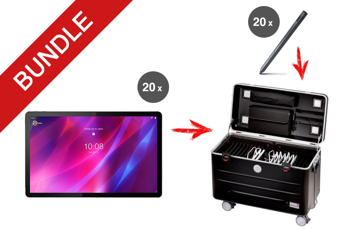 PARAT Tabletkoffer inkl. Lenovo Tab P11 G2 & Pen - Klassensatz
