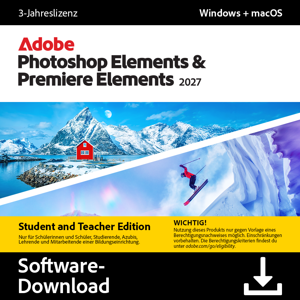 Adobe Photoshop Elements 2027 + Premiere Elements 2027