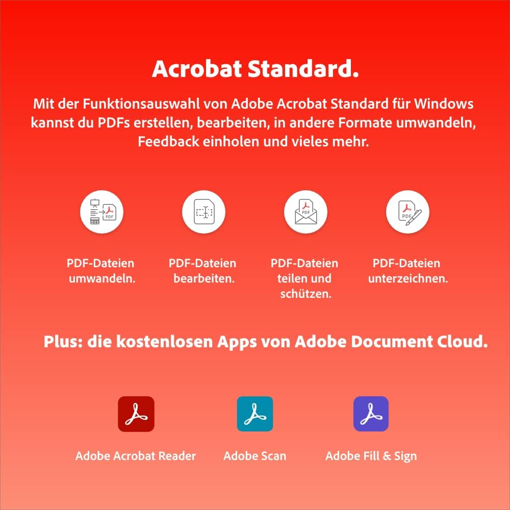 Adobe Acrobat Standard für Windows