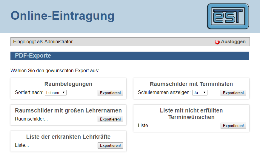 Schulmanager Online: Elternsprechtag Online