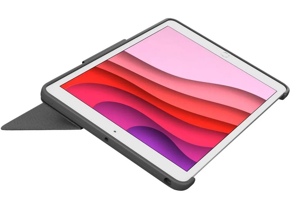 Logitech Combo Touch für iPad 10. Gen - Tastatur und Foliohülle