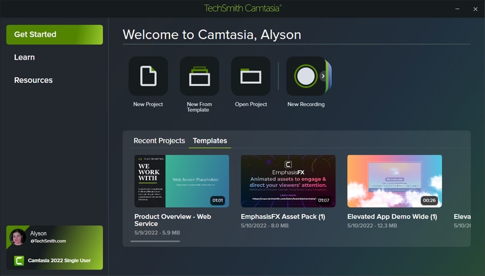 Camtasia 2022