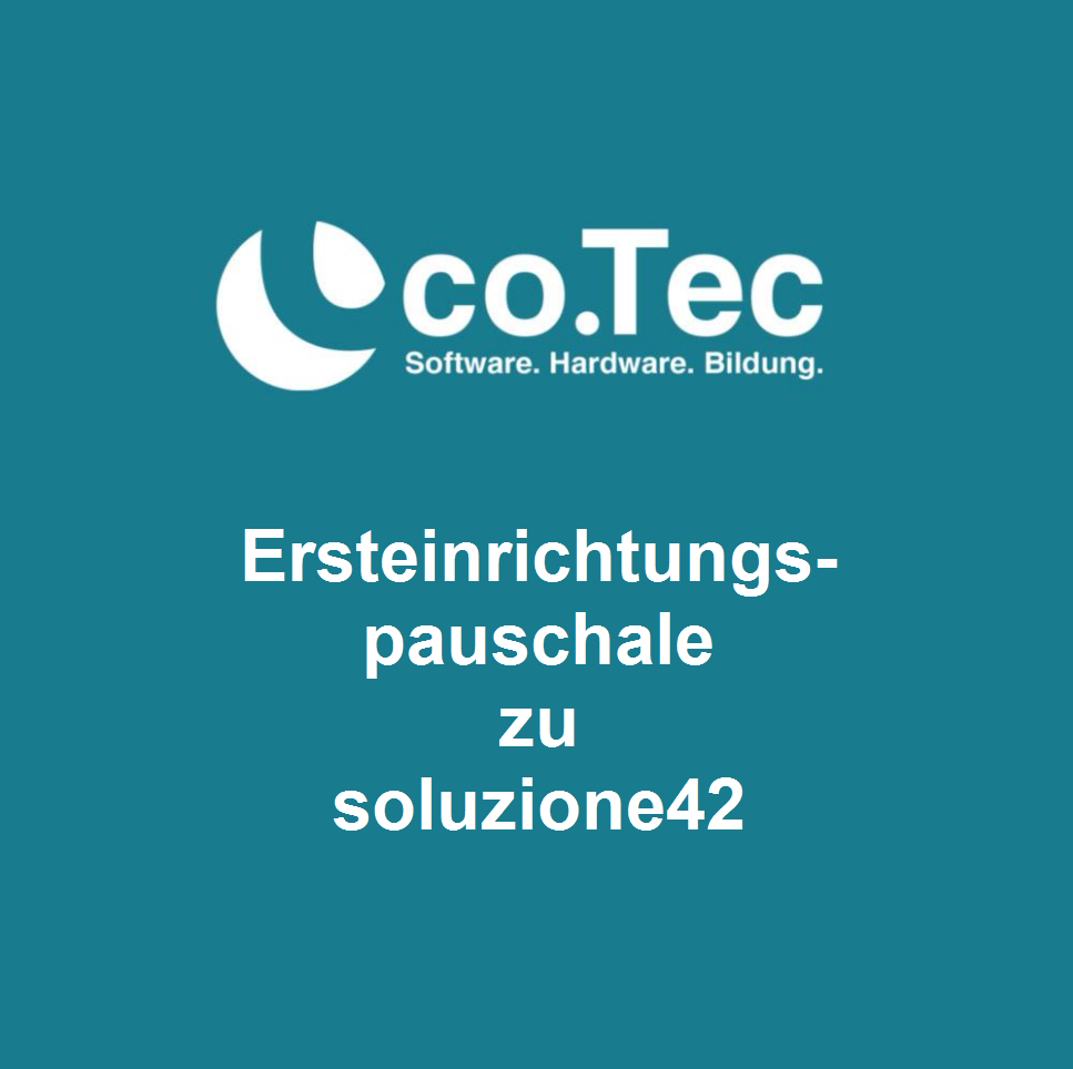 co.Tec Managed IT-Services - Einrichtungspauschale zu soluzione42