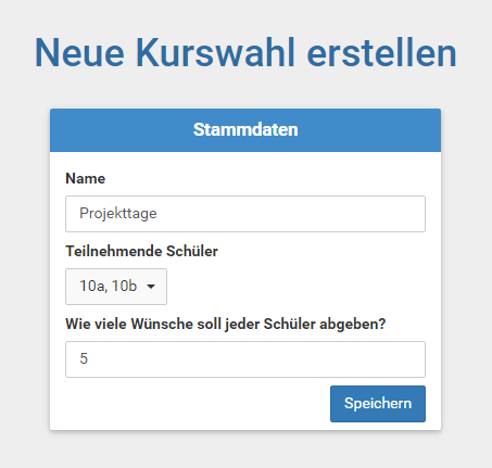 Schulmanager Online: Online-Kurswahl