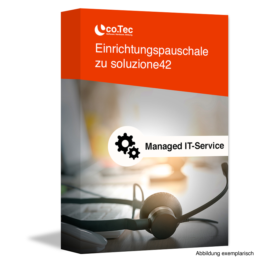 co.Tec Managed IT-Services - Einrichtungspauschale zu soluzione42