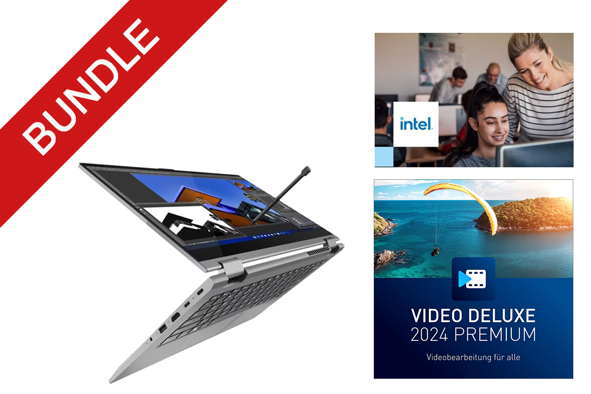 Intel SFI Erlebnispaket Greenscreen inkl. Lenovo ThinkBook 14 2-in-1 G4
