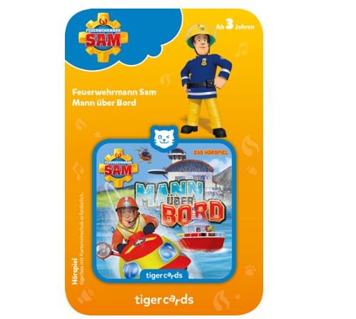 Tiger Media tigercard - Feuerwehrmann Sam - Mann über Bord