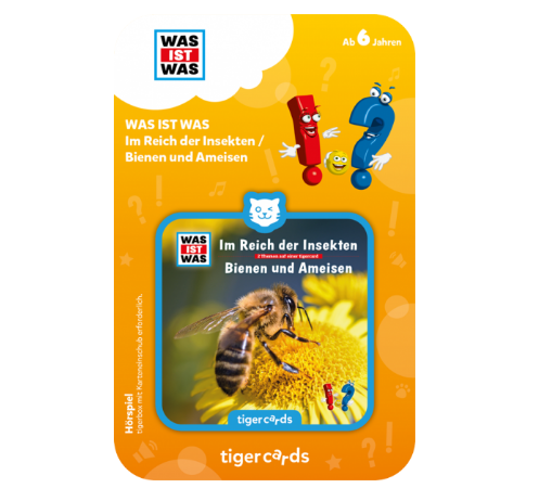 Tiger Media tigercard - WAS IST WAS: Im Reich der Insekten /Bienen und Ameisen