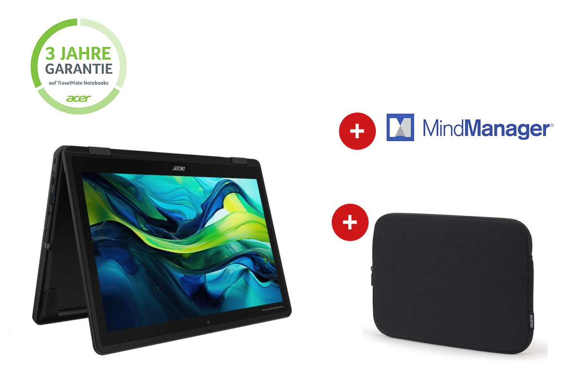 Acer TravelMate Spin B3 - Hardware in a box