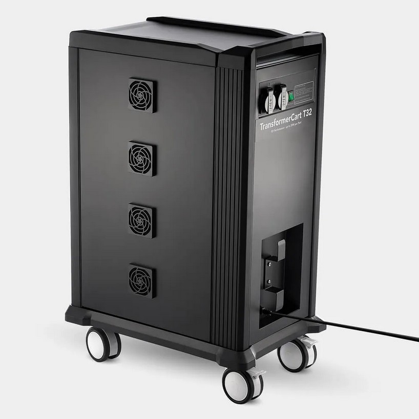 TransformerCart T32 Ladewagen + 32x USB-C on USB-C Ladekabel