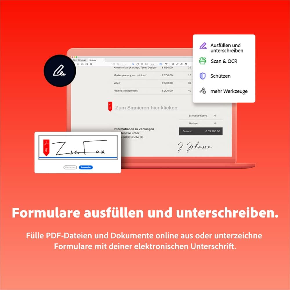 Adobe Acrobat Standard für Windows
