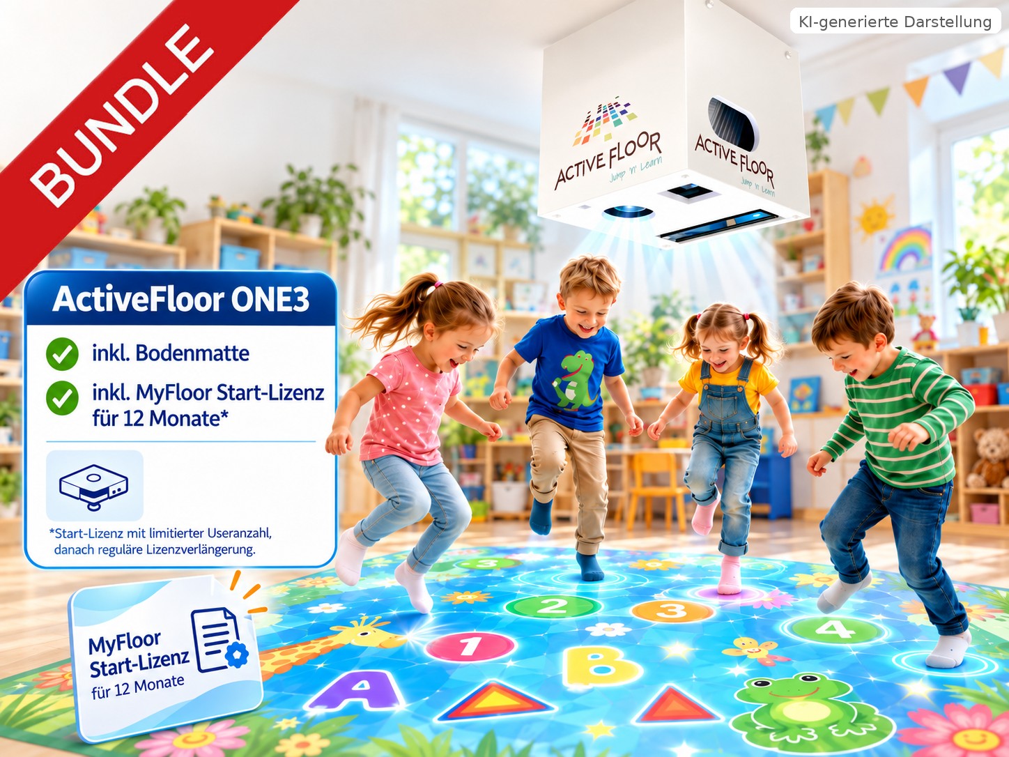 ActiveFloor ONE3 Sonderaktion für Kitas und Kindergärten