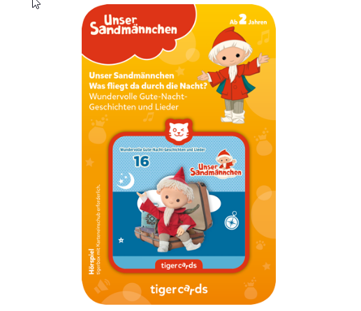 Tiger Media tigercard - Unser Sandmännchen - Folge 16: Was fliegt da durch die Nacht?