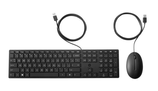 HP Wired Desktop 320MK - Tastatur- und Maus-Set