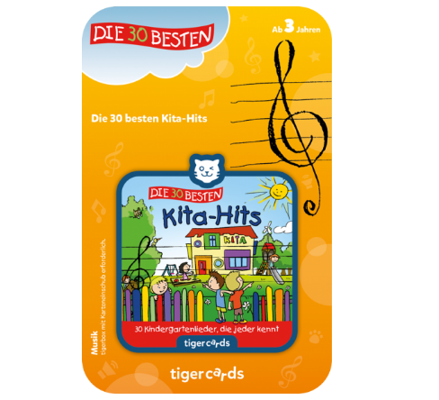 Tiger Media tigercard - Die 30 Besten: Die 30 Besten Kita-Hits