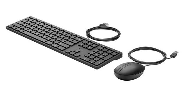 HP Wired Desktop 320MK - Tastatur- und Maus-Set