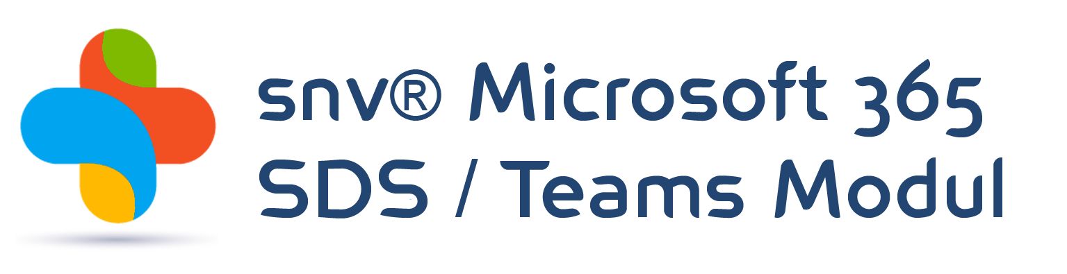 snv® Microsoft 365 SDS / Teams Modul