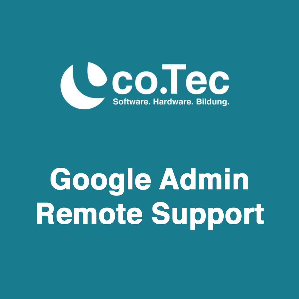 co.Tec Cloud-Services - Google Admin Remote Support