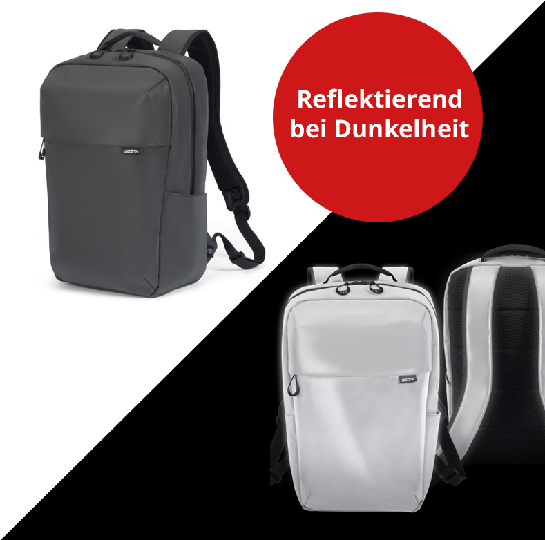 DICOTA Rucksack COMMUTER REFLECTIVE