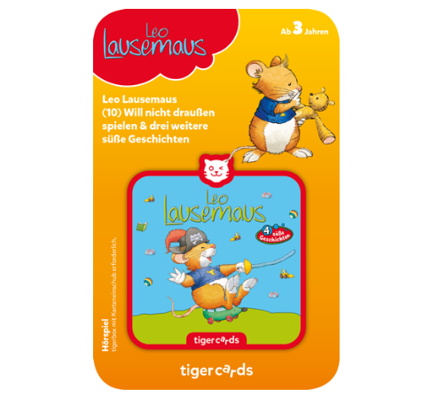Tiger Media tigercard - Leo Lausemaus - Folge 10: Will nichtdraußen spielen + 3Geschichten