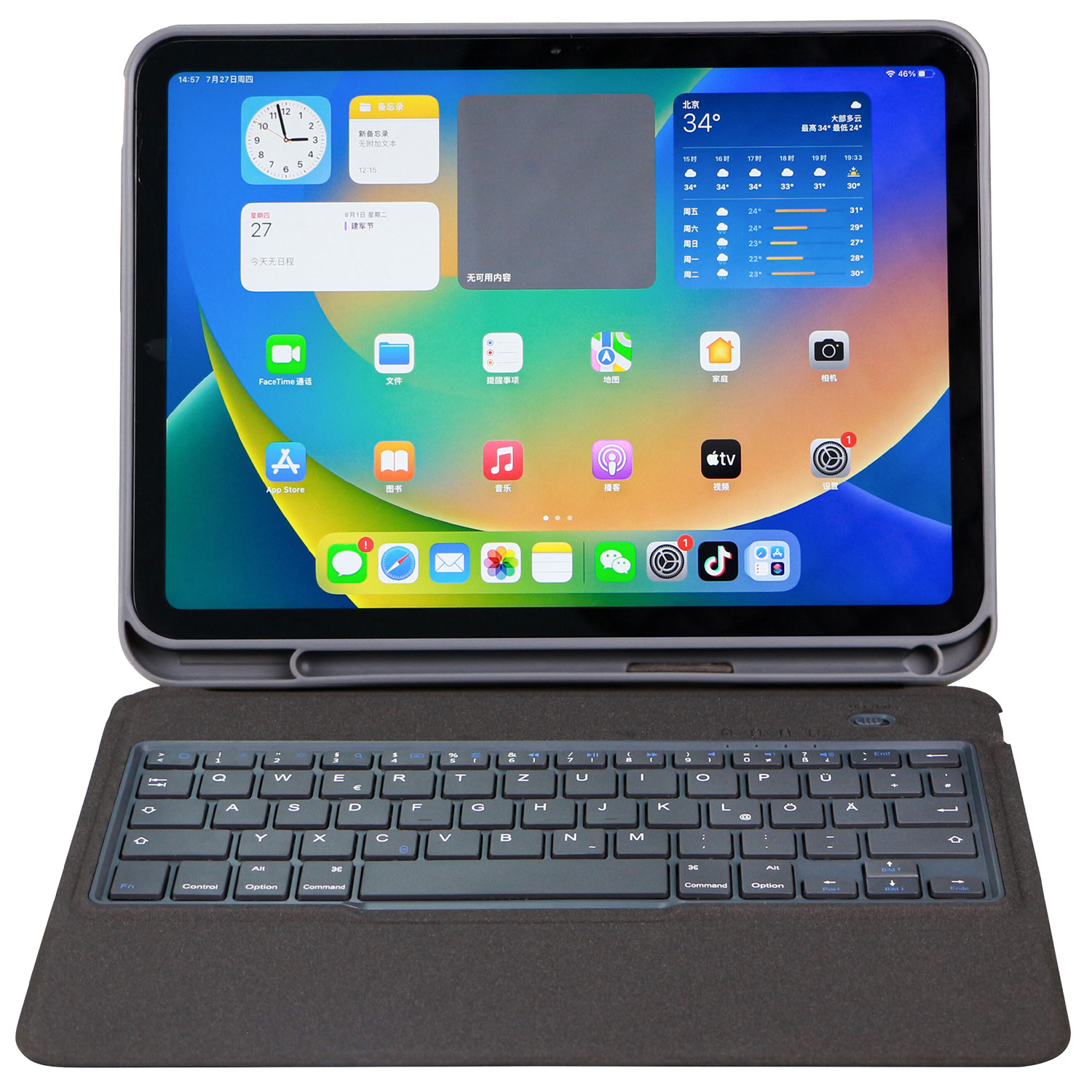 DEQSTER Slim Keyboard 2 - iPad 10.2 Zoll (9. Gen.)