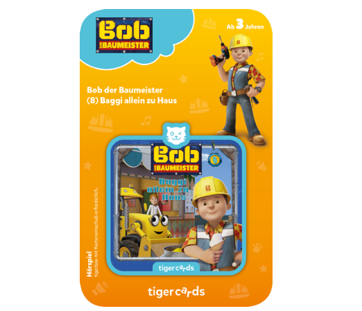 Tiger Media tigercard - Bob der Baumeister - Folge 8: Baggiallein zu Haus