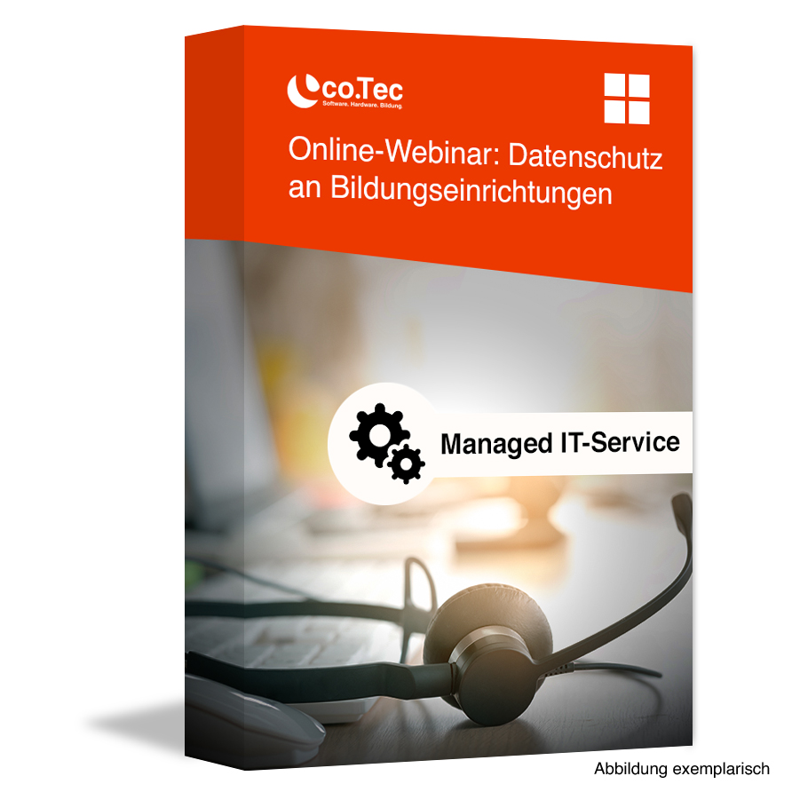 co.Tec Managed IT-Services - Online-Webinar Datenschutz an Bildungseinrichtungen