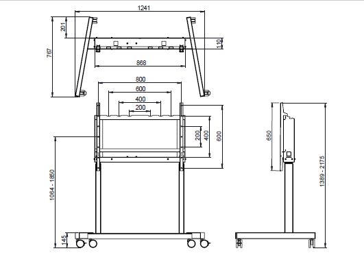 Legamaster Komplettsystem Mobil II
