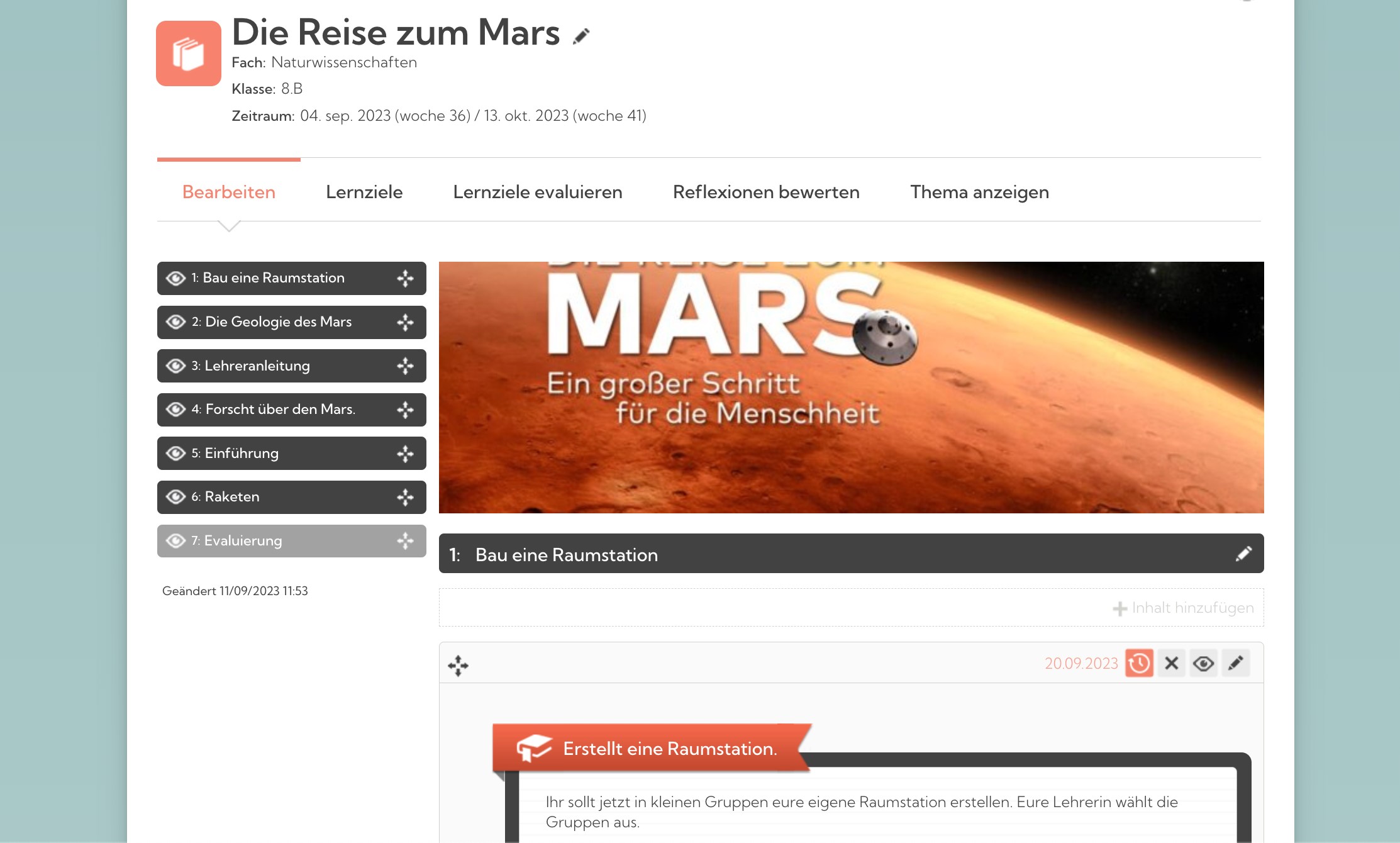 Meebook Lernplattform