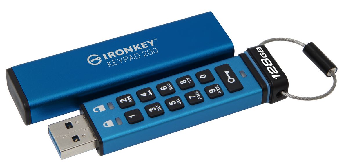 Kingston Iron Key Keypad 200 - USB-Flash-Laufwerk