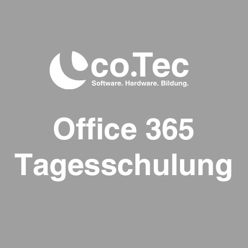 co.Tec Managed IT-Services - Microsoft 365 Tagesschulung