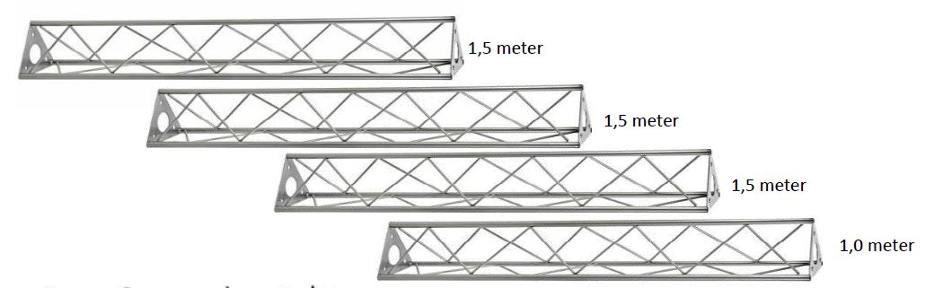 ActiveFloor Sportswall mobile single Truss kit