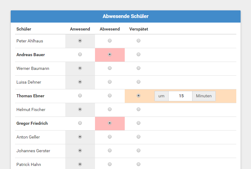 Schulmanager Online: Digitales Klassenbuch