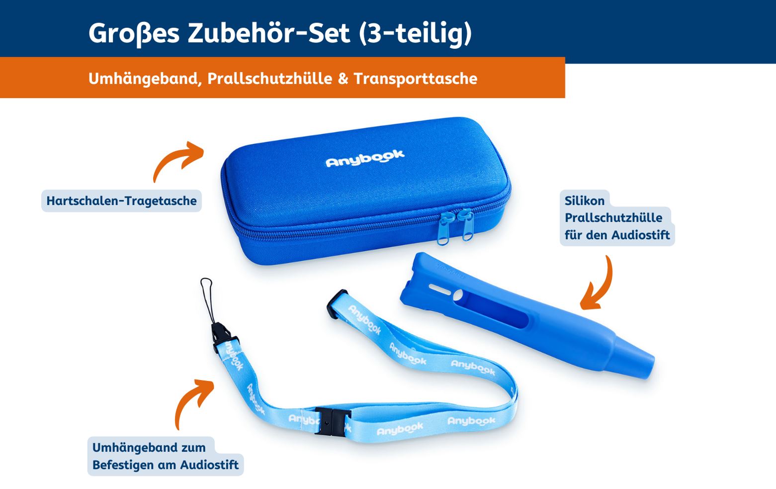 Millennium Anybook Zubehör-Set groß, 3-teilig