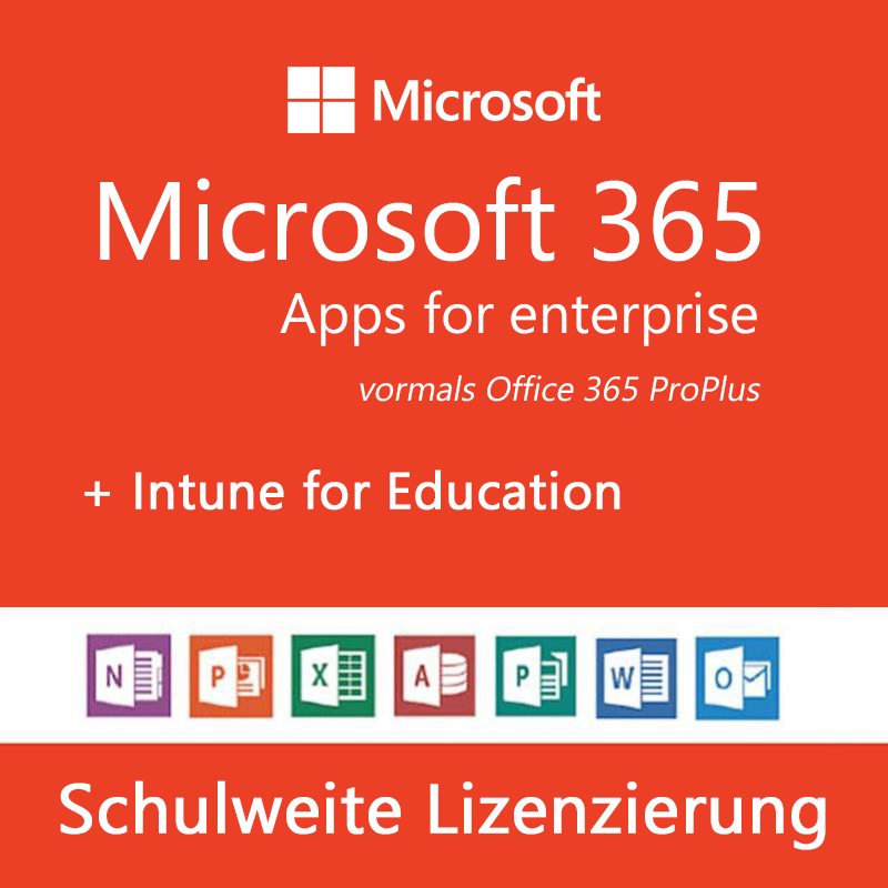Microsoft 365 Apps for enterprise inkl. Intune - schulweite Lizenzierung