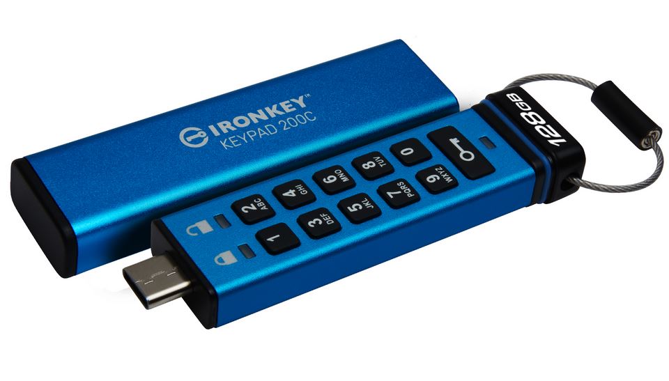 Kingston Iron Key Keypad 200 - USB-Flash-Laufwerk