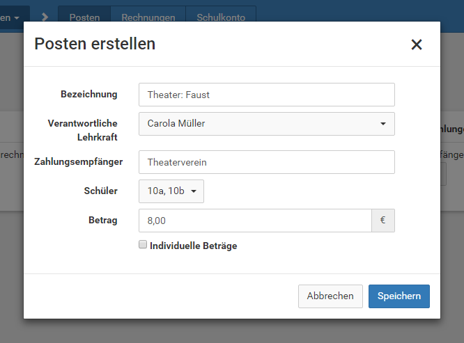 Schulmanager Online: Geld elektronisch einsammeln