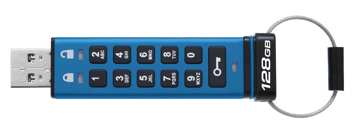 Kingston Iron Key Keypad 200 - USB-Flash-Laufwerk