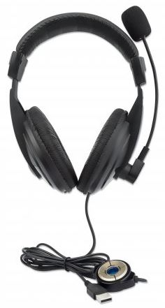 Manhattan Stereo USB-Headset Over-Ear