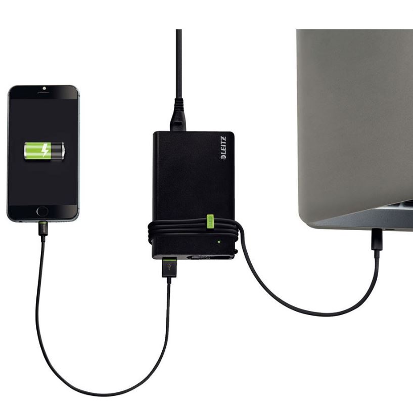 Leitz Complete universelles USB-C Netzteil Ladegerät für Laptop, 60W