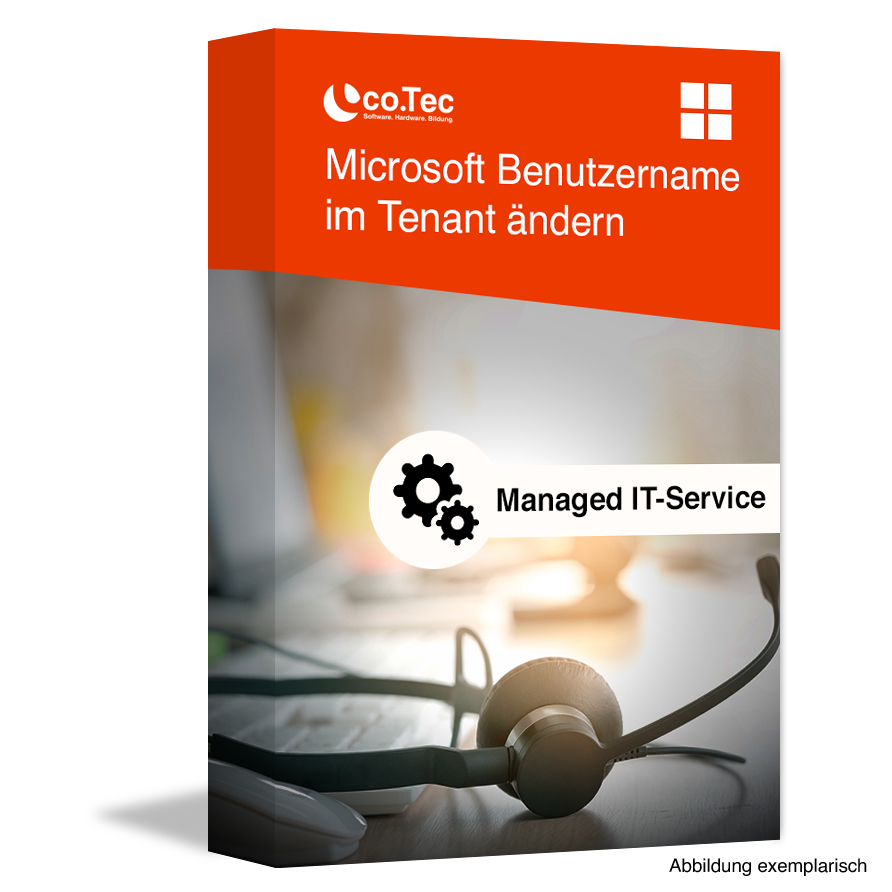 co.Tec Managed IT-Services - Microsoft Benutzername im Tenant ändern