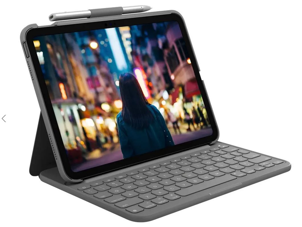 Logitech Bluetooth Slim Foliohülle und Tastatur