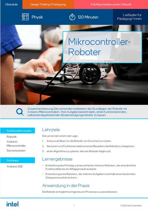 Intel SFI Erlebnispaket Mikrocontroller-Roboter
